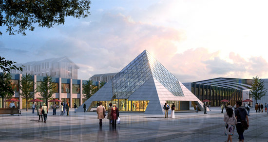 扬中金字塔网架